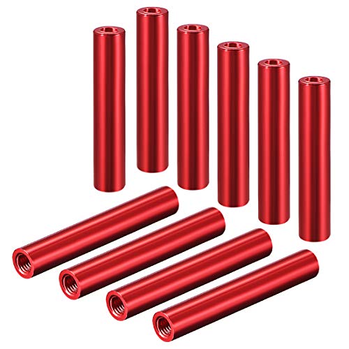 Afstandhouders & Steunstukken | Ronde Aluminium Standoff Kolom Spacer M3X55Mm, Voor Rc Vliegtuig, Fpv Quadcopter, Cnc, Rood, 10 Stuks Afstandhouders & Steunstukken Afstandhouders & Steunstukken